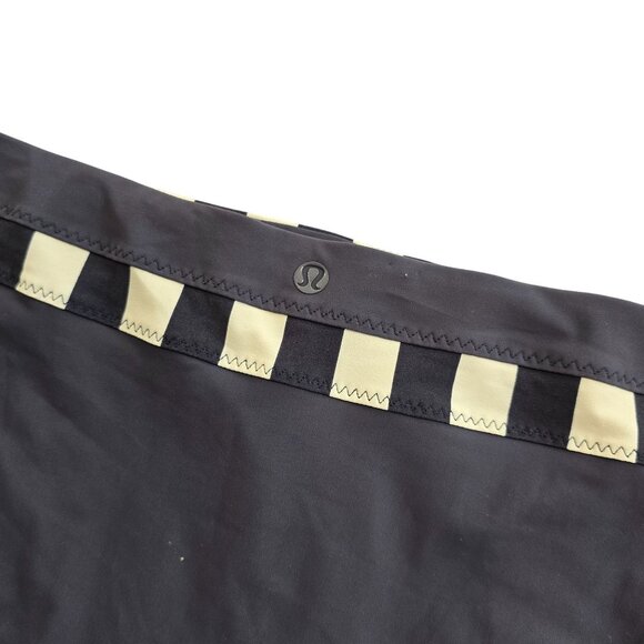 Lululemon shanti surf hipster navy blue Bikini Swim Bottom Striped 4 (size bar) - Picture 6 of 8